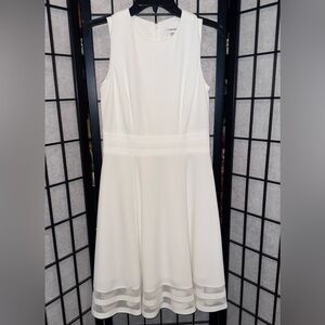 Calvin Klein White Midi Dress